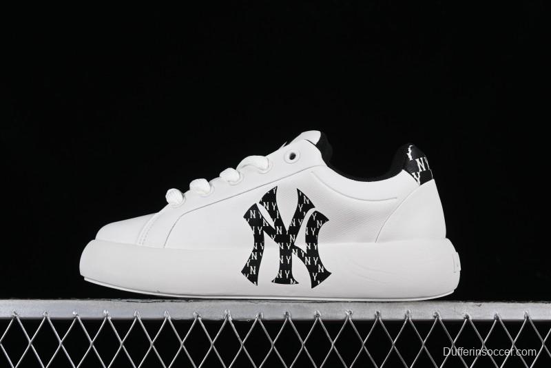 MLB Chunky Classic Base Heel Monogram Lightweight Platform Sneakers with 6cm Height Boost - 3ASXCBH4N50BKS