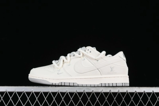 Nike SB Dunk Low LV Collaboration Anniversary Edition Custom Low-Top Casual Sneakers - XX2025-332