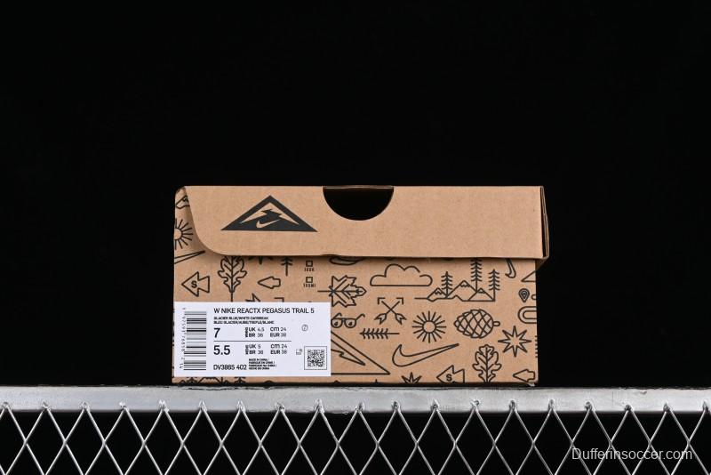 Nike Pegasus Trail 5 Off-Road Series Lightweight Comfortable Durable Low-Top Running Shoes - DV3865-402