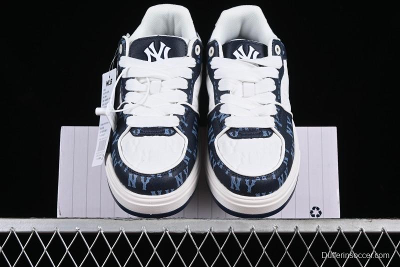 MLB Chunky Liner Classic Monogram Lightweight Platform Sneakers with 6cm Height Increase - 3ASXCMN4N50NYS