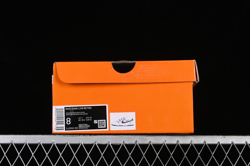Nike SB Dunk Low LV Collaboration - Straps Lamborghini Off White Dark Grey Swoosh Anniversary High-End Custom Low-Top Casual Sneakers - SJ2068-262