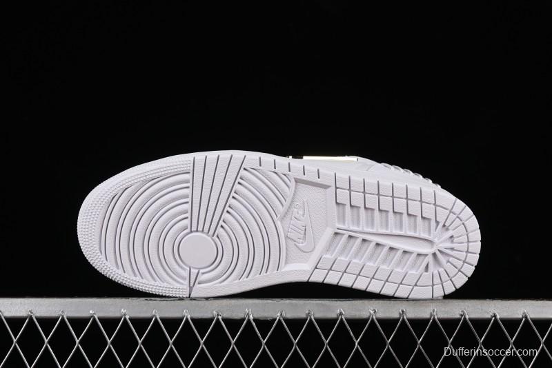 Nike Air Jordan 1 Low Method of Make Casual Sneakers in White Gold - FN5032-100