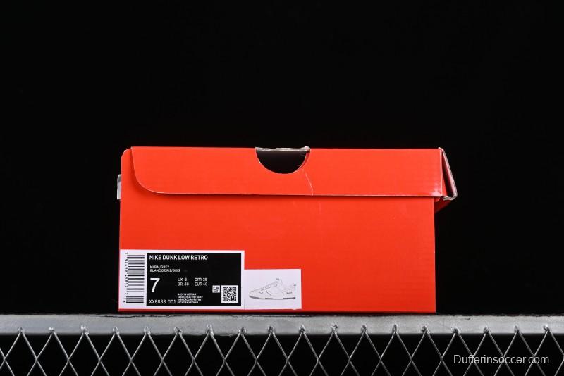 Nike SB Dunk Low Supreme Collaboration - Classic Beige Gray Anniversary High-End Custom Low-Top Casual Skate Shoes - XX8888-001