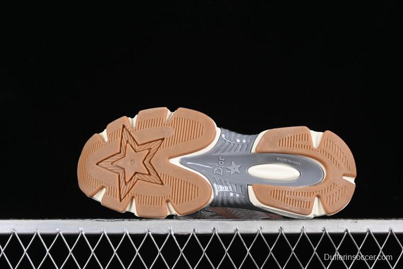 Dior Chrono Round Toe Lace-Up Lifestyle Casual Running Sneakers - 15U PINK