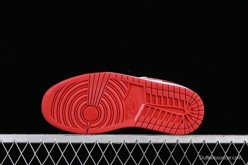 Nike Air Jordan 1 Low AJ1 White Red Casual Sneakers - FQ1935-018