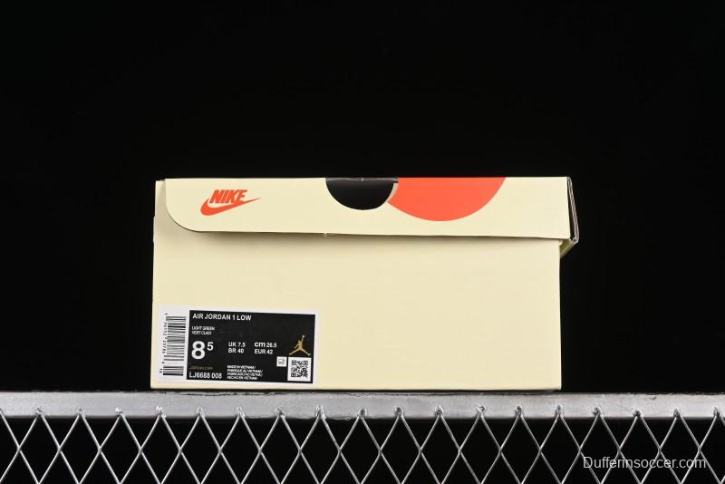 Nike Air Jordan 1 Low Stussy Collaboration - Black Blue Pigment Patchwork Retro Basketball Shoes - LJ6688-008