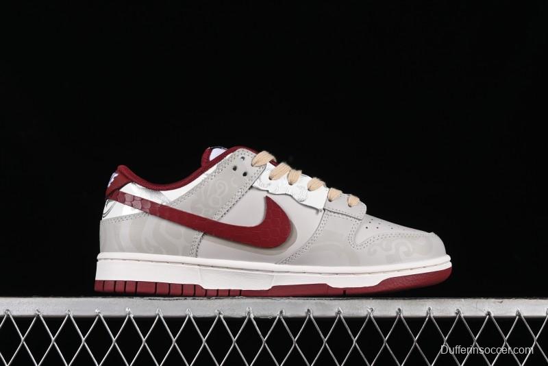 Nike Dunk Low Panda Prank CNY Year of the Dragon Limited Edition Team Red SB Low Top Casual Skate Shoes - DD1391-601