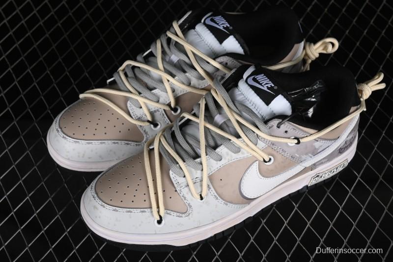 Nike Dunk Low "Joker" Speed Space Breaker White Grey SB Strap Casual Skate Shoes - DD1391-100