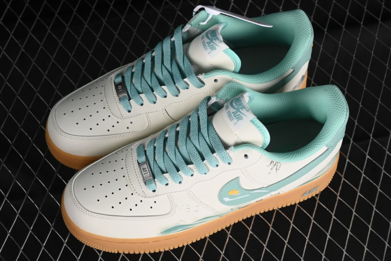 Nike Air Force 1 '07 Low Green Hill Casual Sneakers - XC2351-550