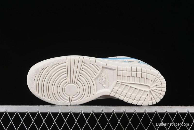 Nike SB Dunk Low Stussy Anniversary Custom Low-Top Casual Skate Shoes - SJ2068-281