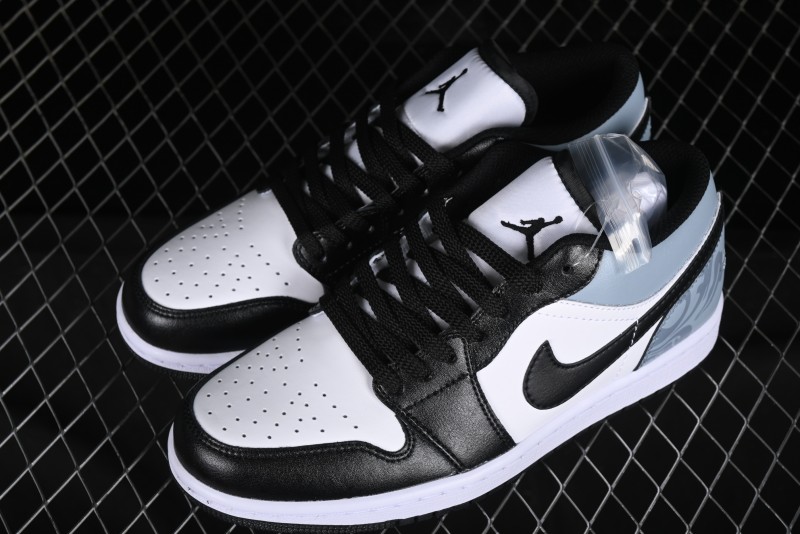 Nike Air Jordan 1 Low Retro Basketball Shoes with Cosmic Exploration Theme - 553558-132