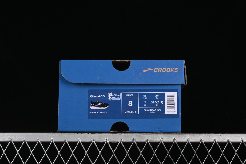 Brooks Ghost 15 Running Shoes with DNA LOFT V2 Cushioning and Breathable Air Mesh - 1203802A450