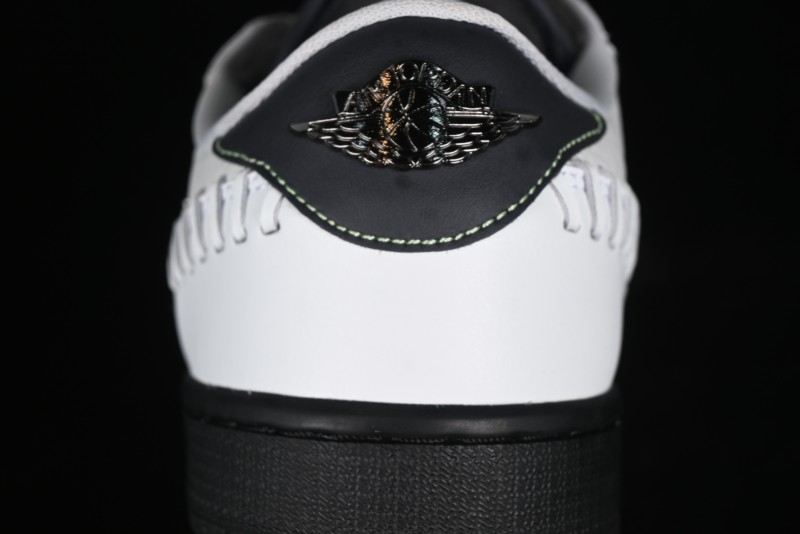Nike Air Jordan 1 Low Method of Make Casual Sneakers with Metallic Grey Design - HM3689-001