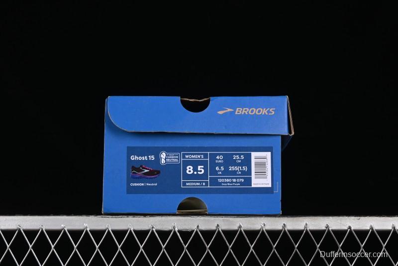 Brooks Ghost 15 Running Shoes with DNA LOFT V2 Cushioning and Breathable Air Mesh - 1203801B079