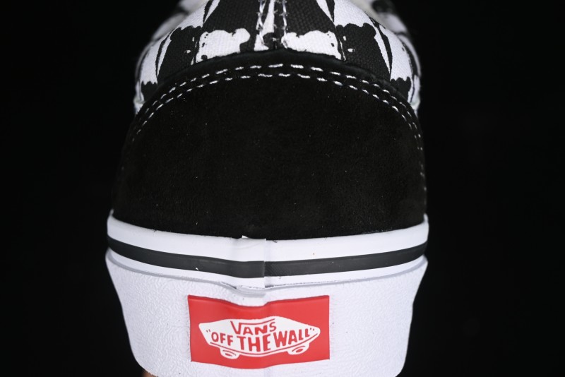 Vans Old Skool Checkerboard Bear Comfortable Slip-Resistant Cushioned Casual Vulcanized Sneakers - VN000D3CG03