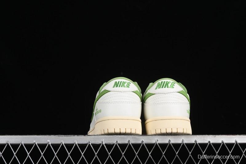 Nike SB Dunk Low Stone Island Collaboration - Spring Green Anniversary High-End Custom Low-Top Casual Sneakers - XB3802-348