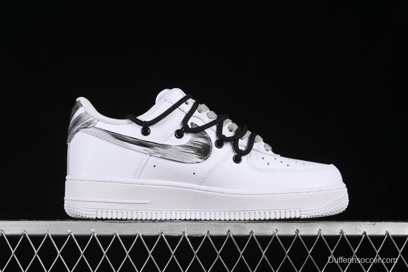 Nike Air Force 1 '07 Low Storm Graffiti Low-Top Casual Sneakers - DD2024-010