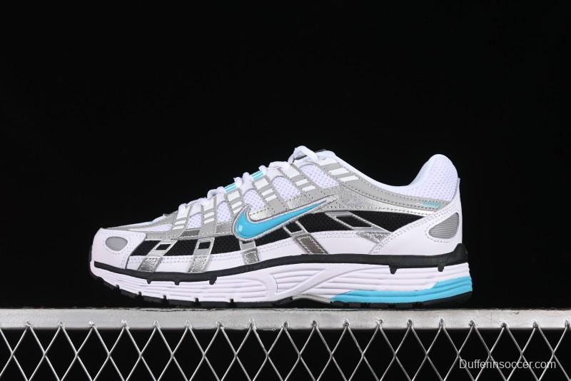 Nike P-6000 Prm Retro Casual Sneakers with Lightweight Design - CD6406-103