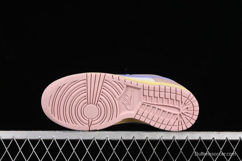 Nike Dunk Low SB Skateboarding Shoes in Macaron Colorway - DD1503-601