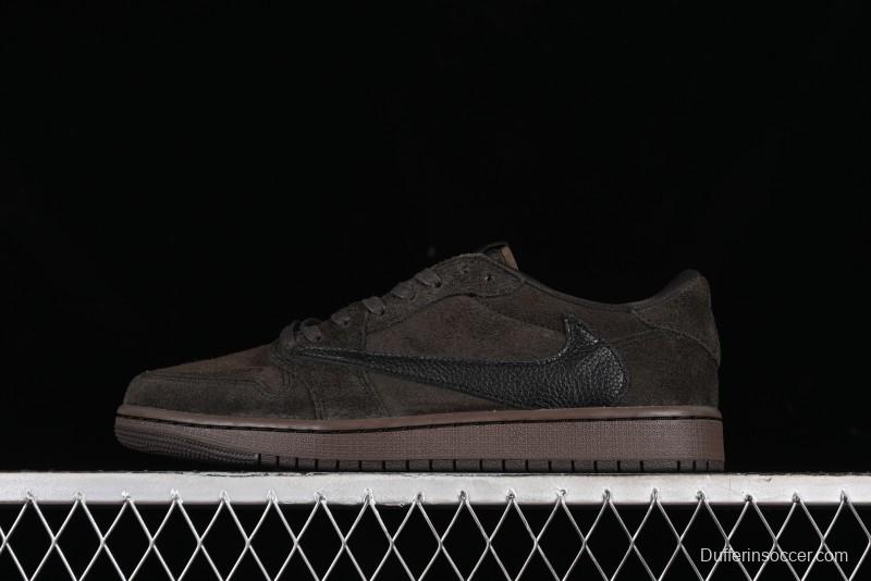 Nike Travis Scott x Air Jordan 1 Low OG Retro Sneakers - DM7866-202