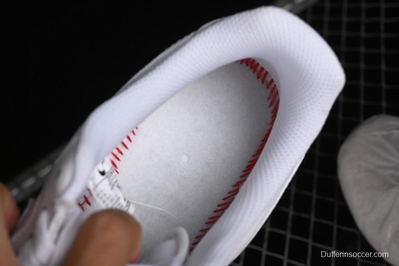 Nike Air Force 1 '07 Low Casual Sneakers with Anime-inspired White Pink Purple Spray Paint Design - CW2288-111