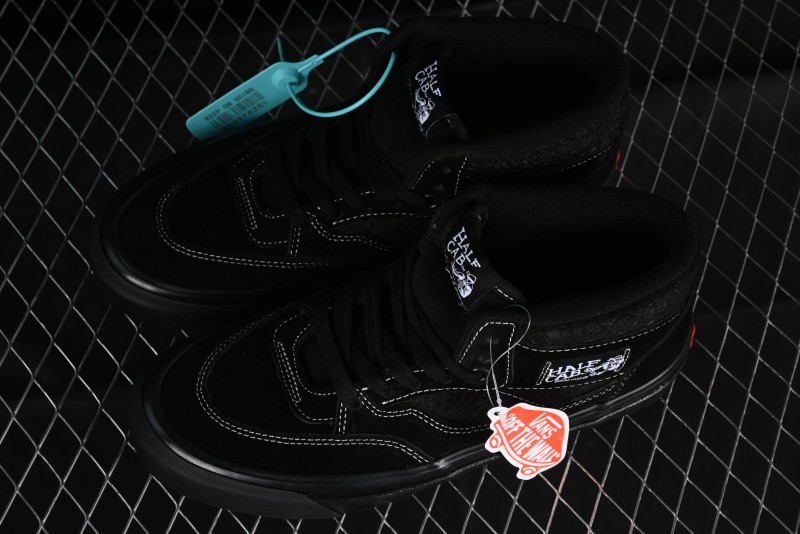Vans Half Cab 33 DX Black Knight Anaheim Classic Retro Skate Shoes - VN0A5KX6BKA