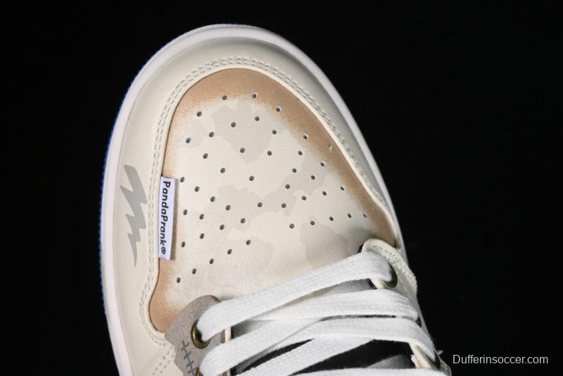 Nike Air Jordan 1 Low Retro Basketball Shoes Panda Mischief Pioneer Rider - 553560-140