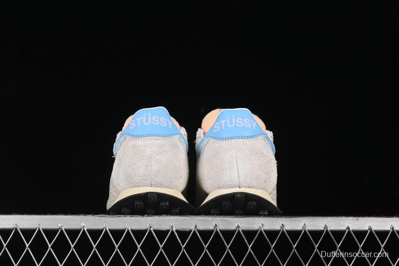 Nike Stussy Roshe Run LD-1000 Comfortable Versatile Non-Slip Durable Waffle Low-Top Casual Running Shoes - FQ5369-001