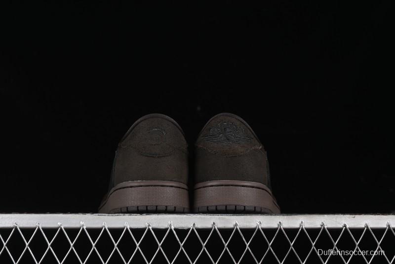 Nike Travis Scott x Air Jordan 1 Low OG AJ1 Reverse Swoosh Sneakers - DM7866-202