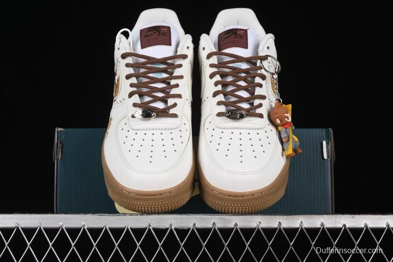 Nike Air Force 1 '07 Low "Open Cirrus" Black Myth Wukong Theme Casual Sneakers - FV3700-211