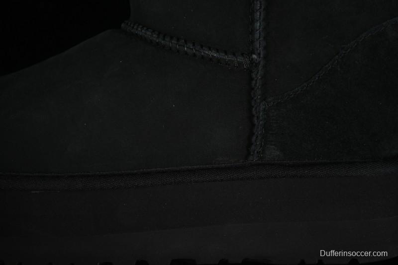 UGG Classic Ultra Mini Platform 3CM Wool Blend Mini Short Boots - 1135092