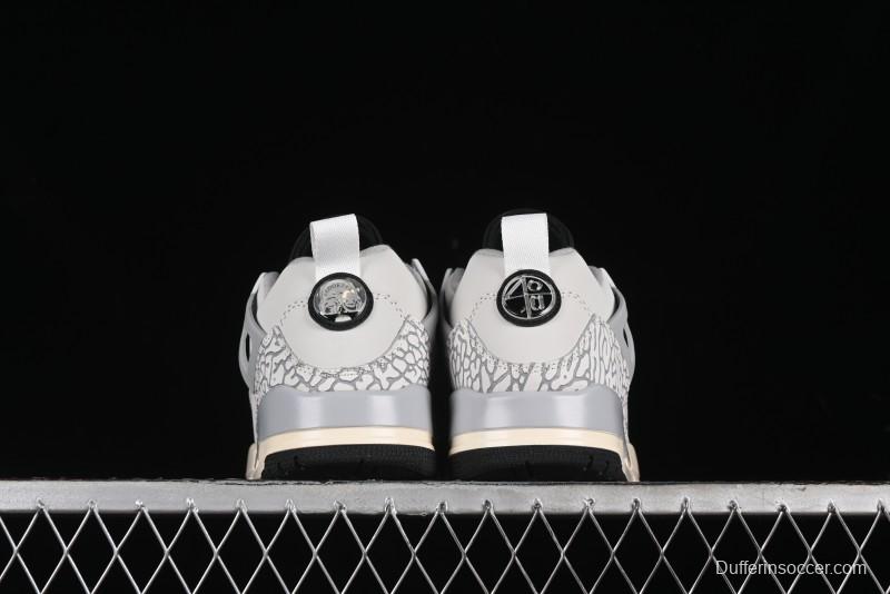 Nike Jordan Spizike Low AJ Hybrid Elements All Black Crackle Casual Sneakers - HQ1191-011