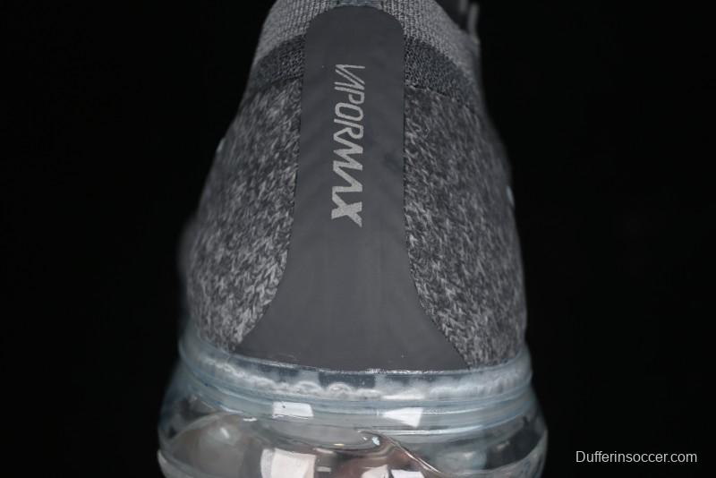 Nike Vapormax Flyknit Breathable Casual Running Shoes with Full-Length Air Cushion - 849557-002