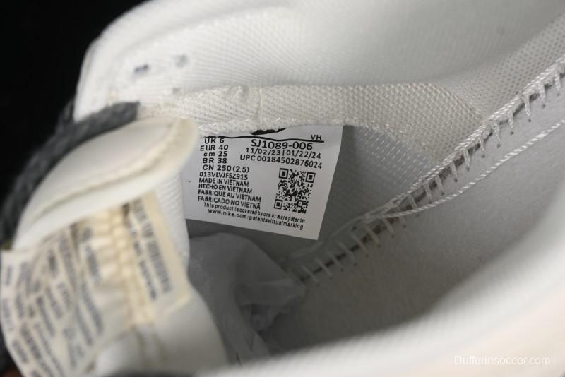 Nike SB Dunk Low Carhartt Collaboration - Off White Grey Swoosh Anniversary Custom Low-Top Casual Skate Shoes - SJ1089-006