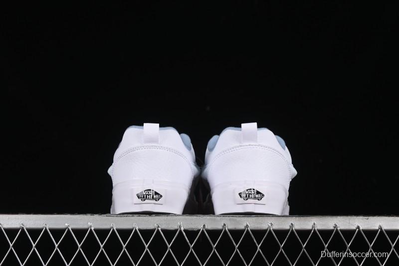 Vans Classics Knu Skool Full Grain Leather White Bread Sneakers - VN0009QCDSB