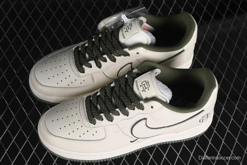 Nike Reigning Champ Air Force 1'07 Low Casual Sneakers with 3M Reflective Custom Leather - RC2369-173
