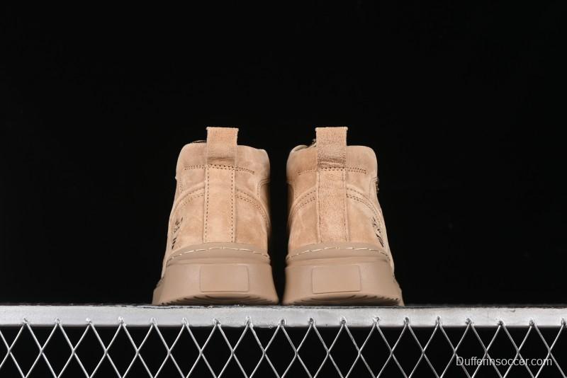 Timberland Outdoor Mid-Top Casual Martin Boots with Premium Suede Leather - TB10072SAND