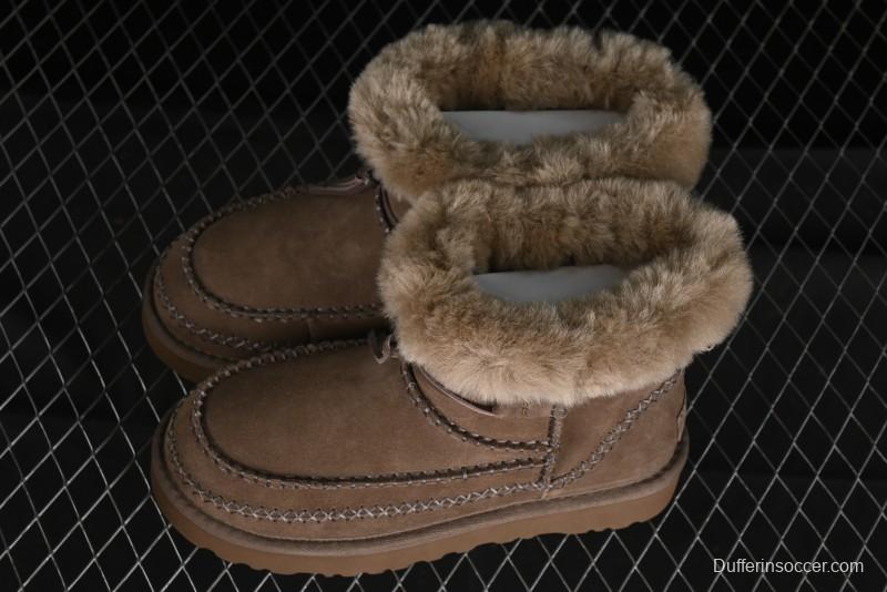 UGG Classic Mini Alpine Shearling Lined Snow Boots - 1158251