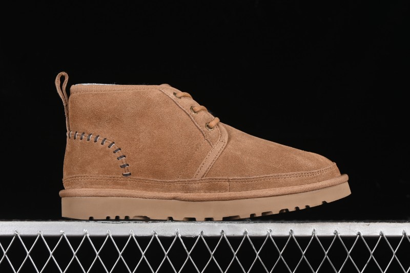 UGG Neumel Moc Ankle Boots in Chestnut Suede with Premium Comfort - 1153631