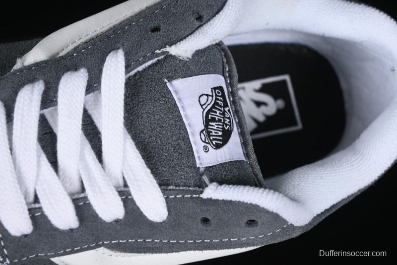 Vans Knu Skool Dark Grey Black Sole Versatile Casual Slip-Resistant Cushioned Platform Sneakers - VN000D22PWT