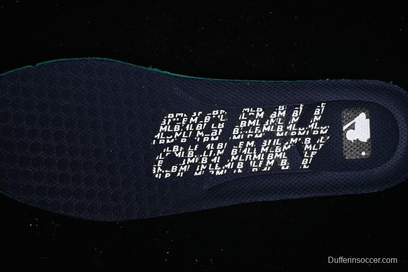 New York Yankees MLB Bigball Chunky Denim Monogram Platform Sneakers - 3ASHBDM4N43NYS