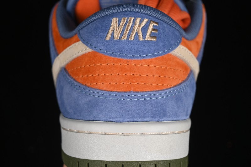 Nike SB Dunk Low Light Carbon/Monarch Maillard Style Low-Top Casual Skate Shoes - HF3063-002