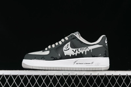 Nike Air Force 1 '07 Low "Venom Ⅱ" Marvel Series Casual Sneakers - CW6718-777