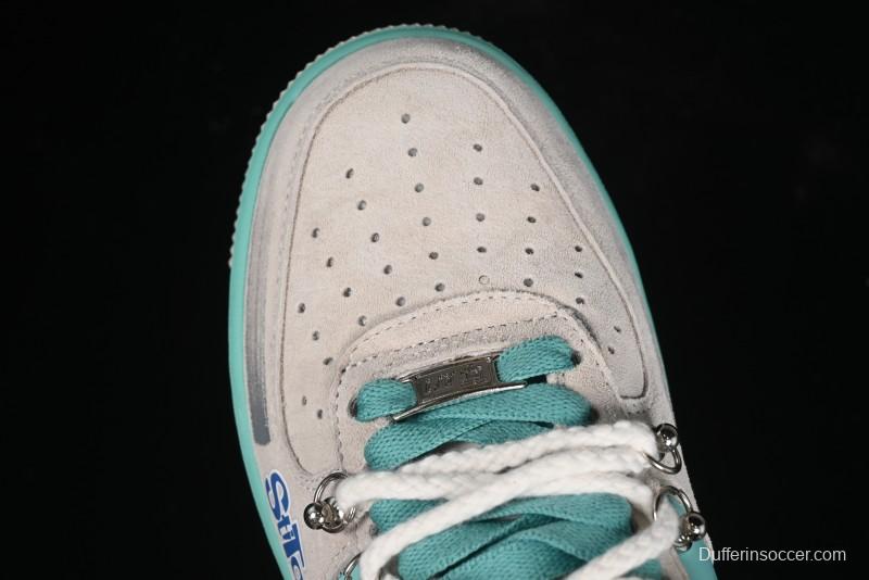 Nike Air Force 1 '07 Low x Stitch Casual Lace-Up Sneakers - DZ1328-222