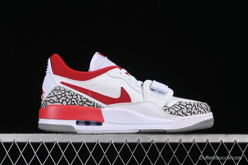 Nike Air Jordan Legacy AJ312 Low Sneakers with Triple Strap Design - FQ7827-106