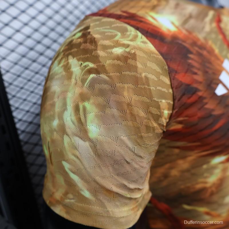 Player Version 25/26 Real Madrid Gold with Phoenix NA ZHA Jersey