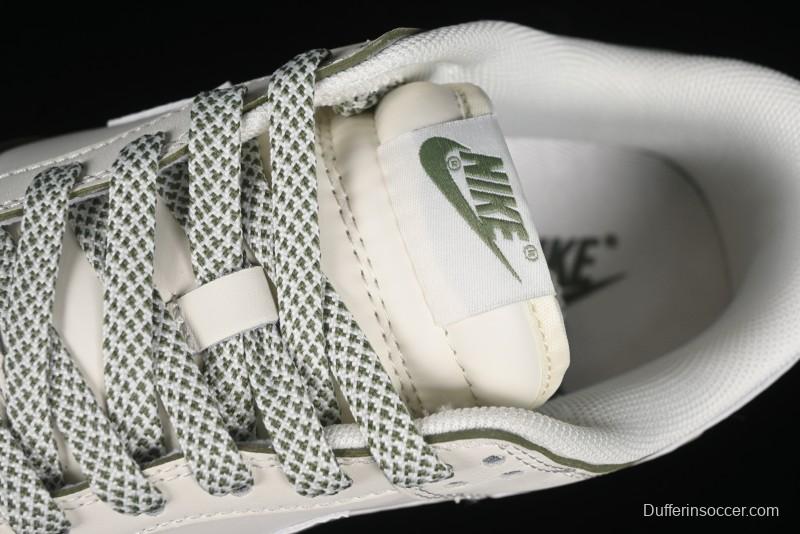 Nike SB Dunk Low Supreme The North Face Collaboration - Beige Green Reflective Swoosh Anniversary Custom Edition Low-Top Casual Skate Shoes - XX2025-638