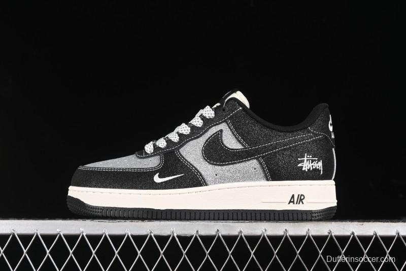 Nike Air Force 1 '07 Low Stussy Collaboration - Starry Sky Low-Top Casual Sneakers - XZ1968-518
