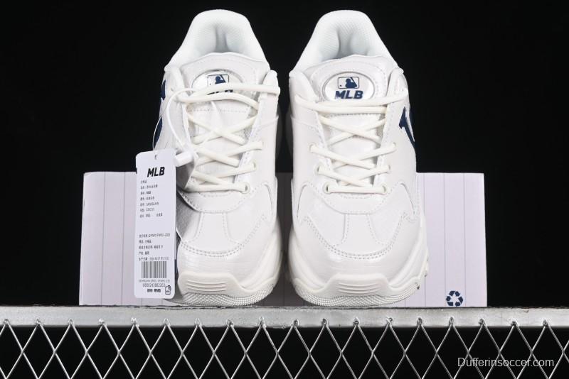 New York Yankees MLB Bigball Chunky Window Croco Thick Sole Casual Running Shoes - 3ASHBLA4N07WHS