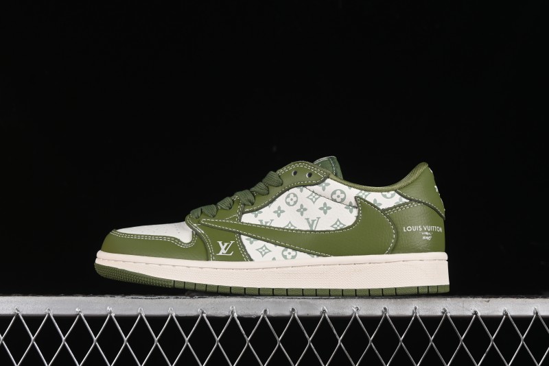 Nike Travis Scott x Fragment Design x Air Jordan 1 Low OG SP AJ1 LV Collaboration - LX1988-105